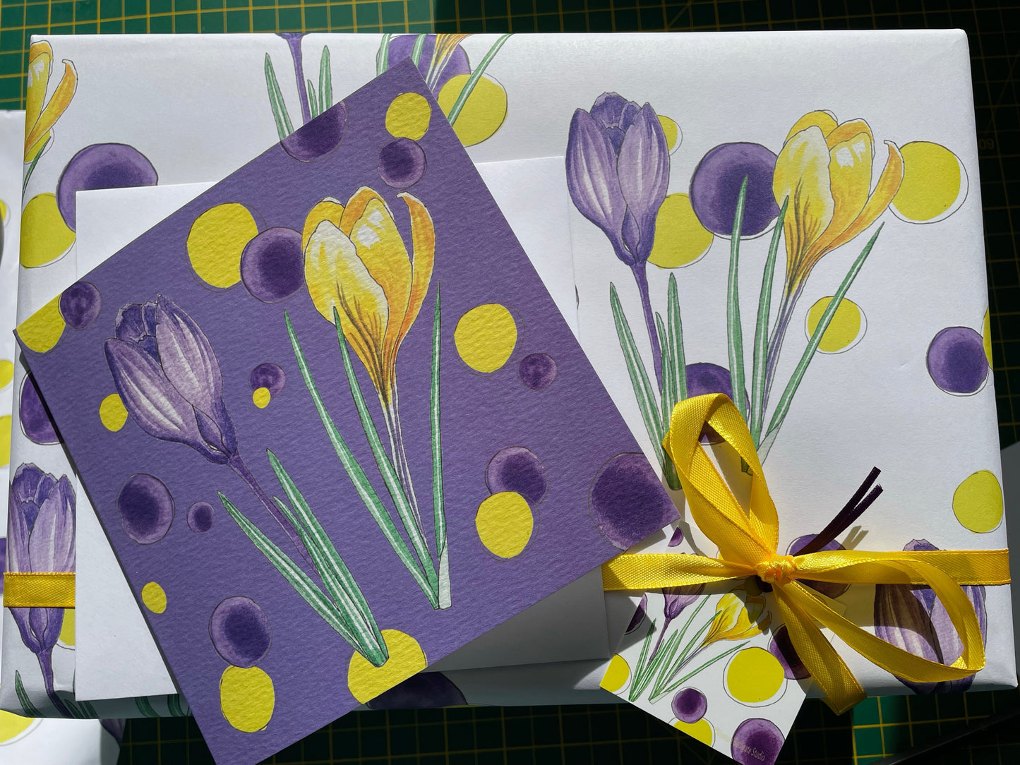 Crocus Focus Designer Art Card