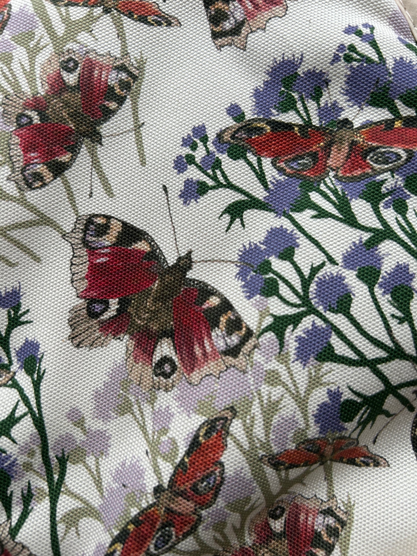 Scottish Butterflies & Thistles Double Oven Glove