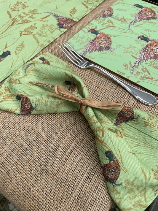 Summer Pheasant Napkins