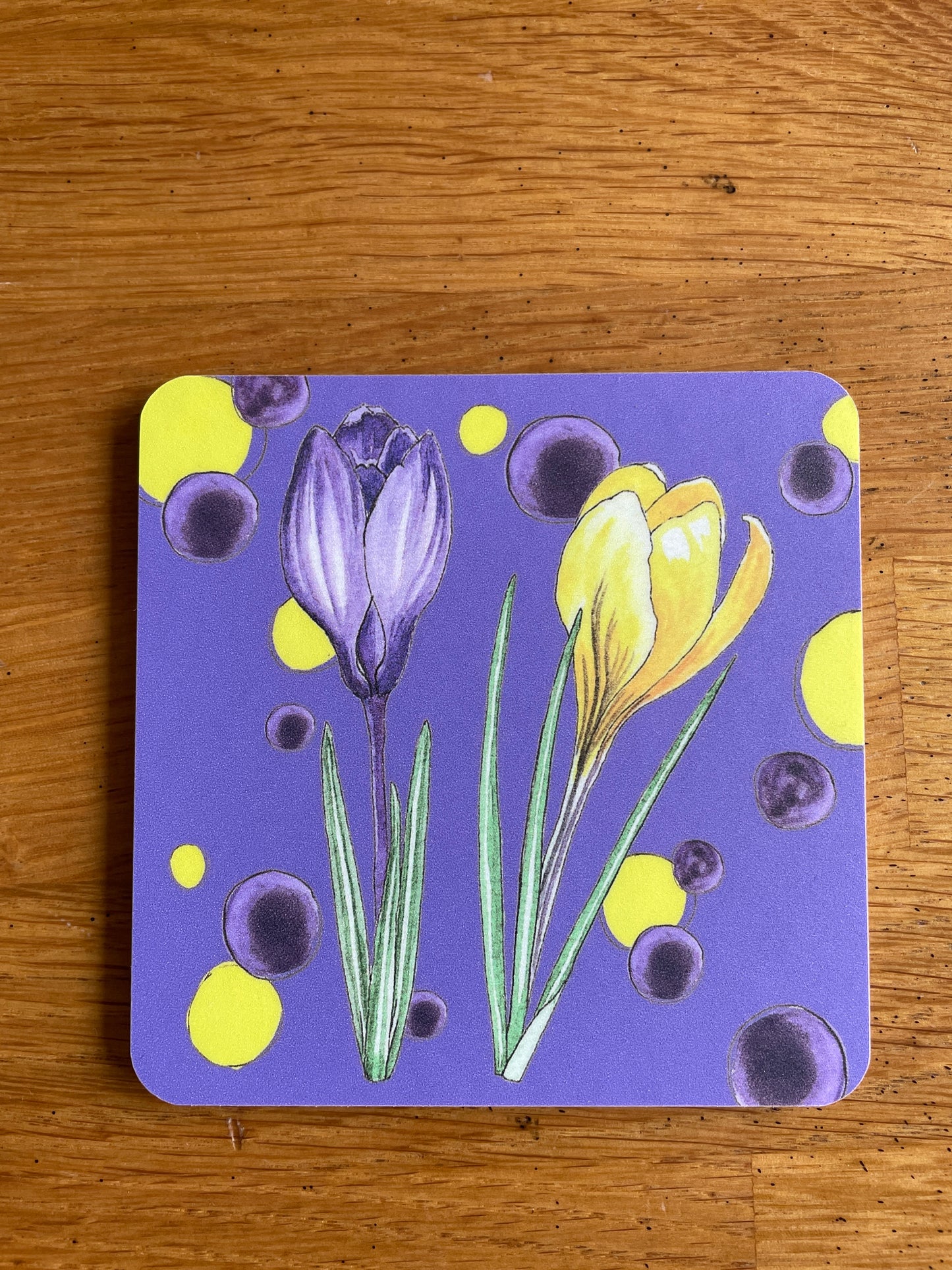 Crocus Focus Coaster