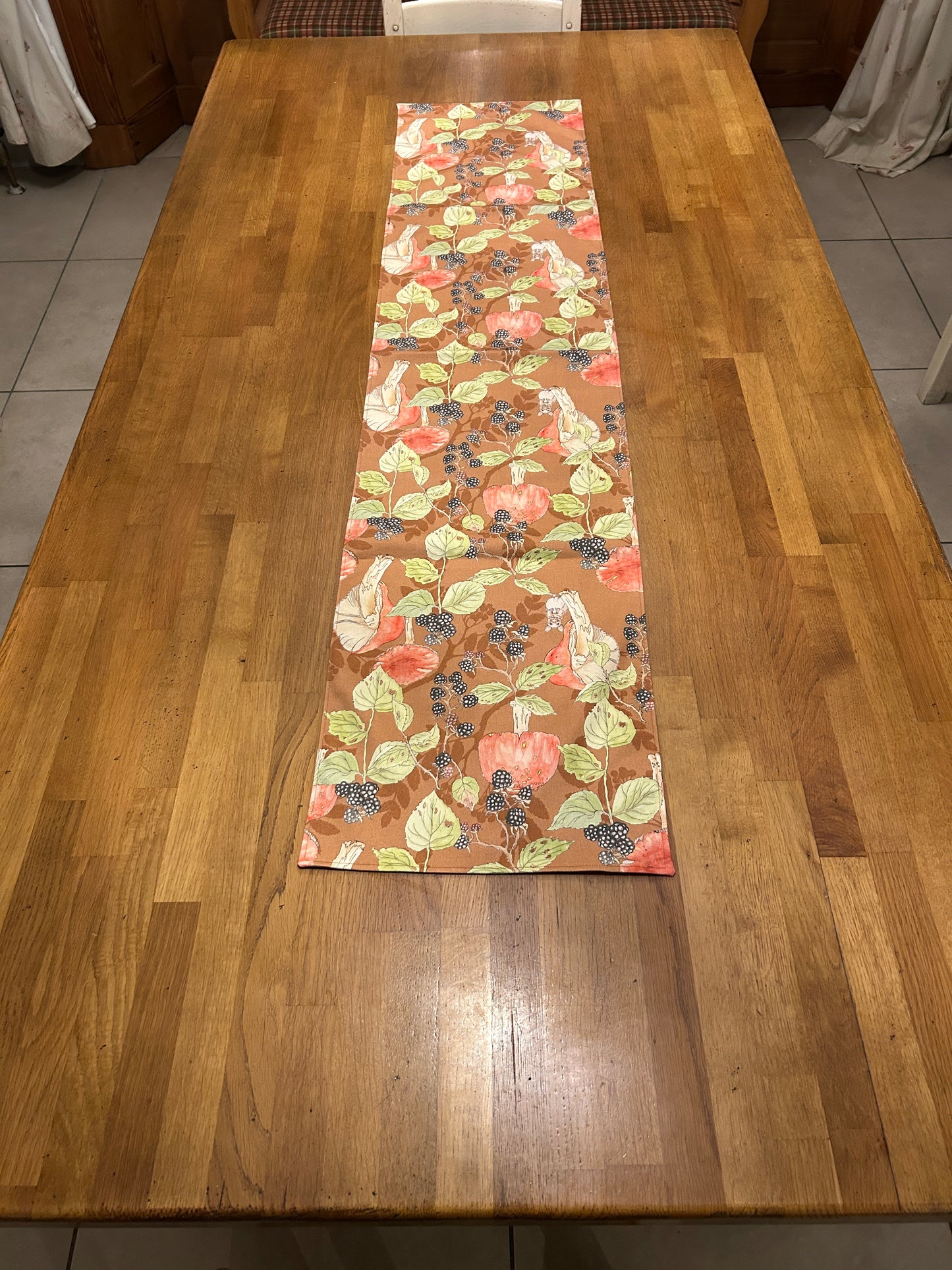 Bramble and Toadstool Table Runner