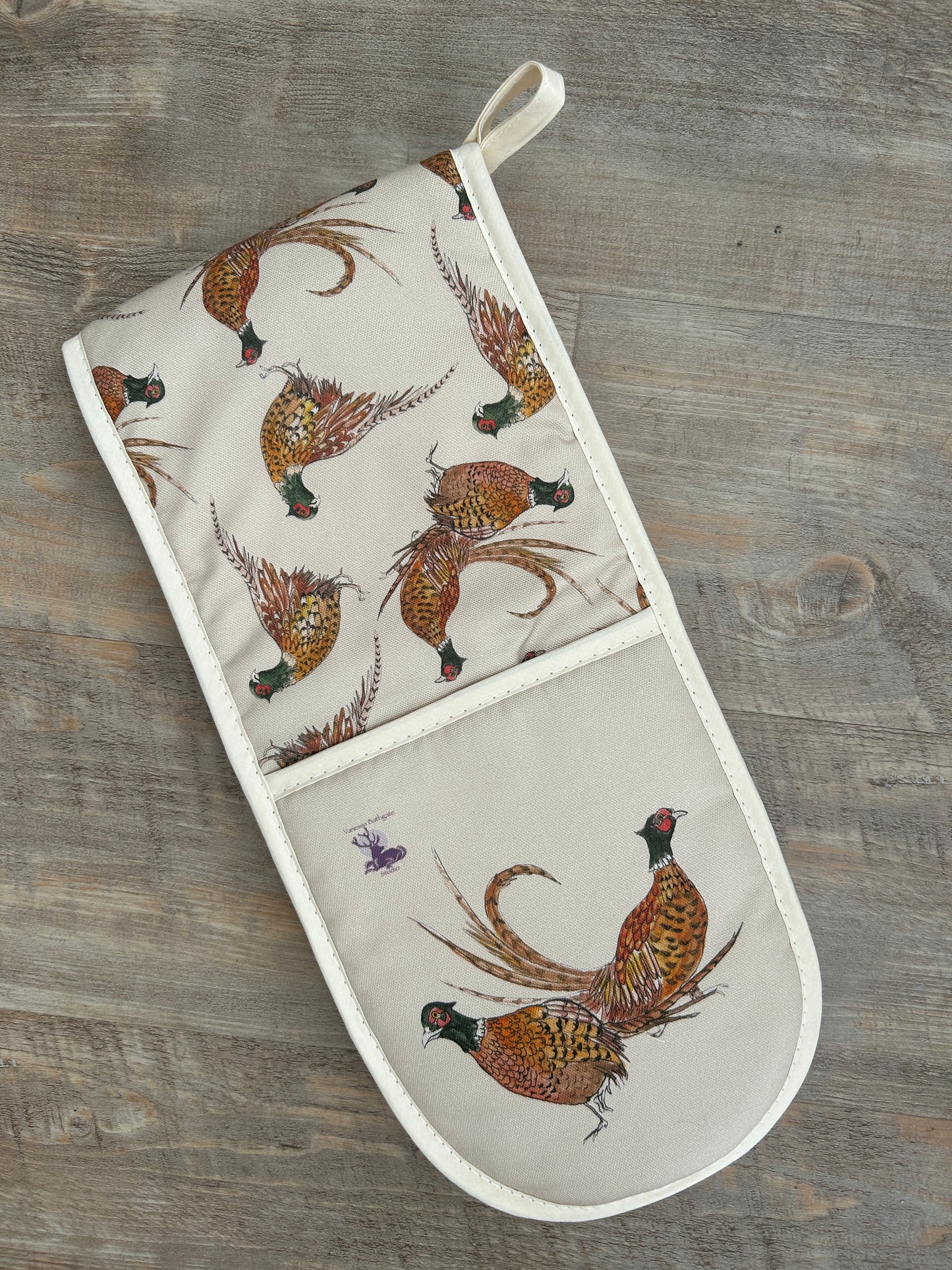 Pleasant Pheasant Double Oven Glove