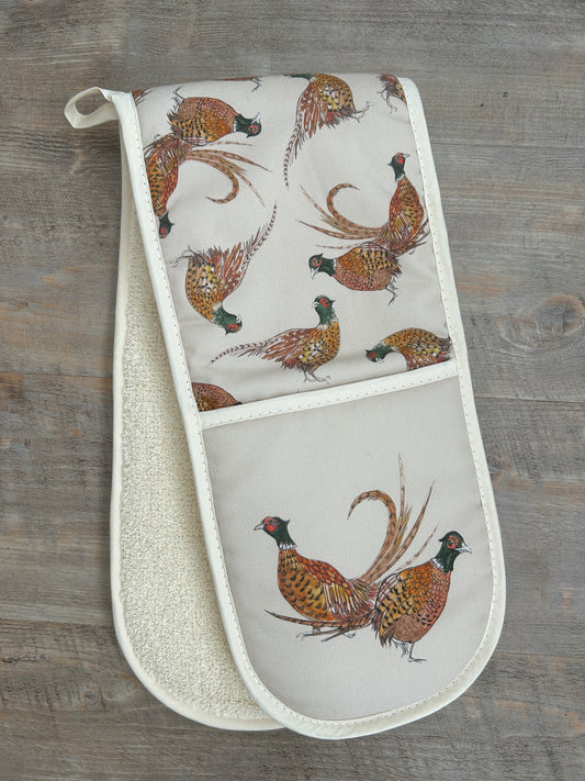 Pleasant Pheasant Double Oven Glove