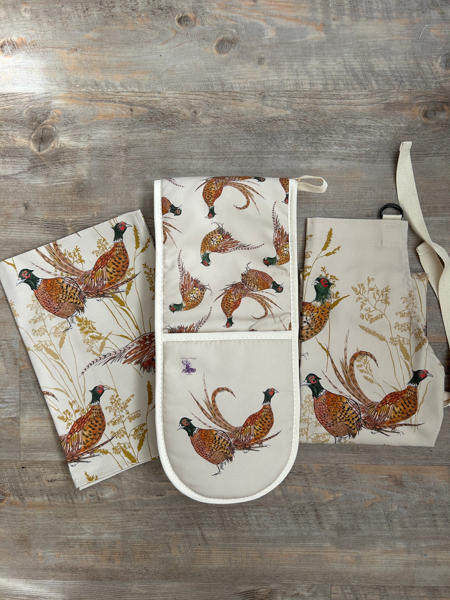 Pleasant Pheasant Double Oven Glove