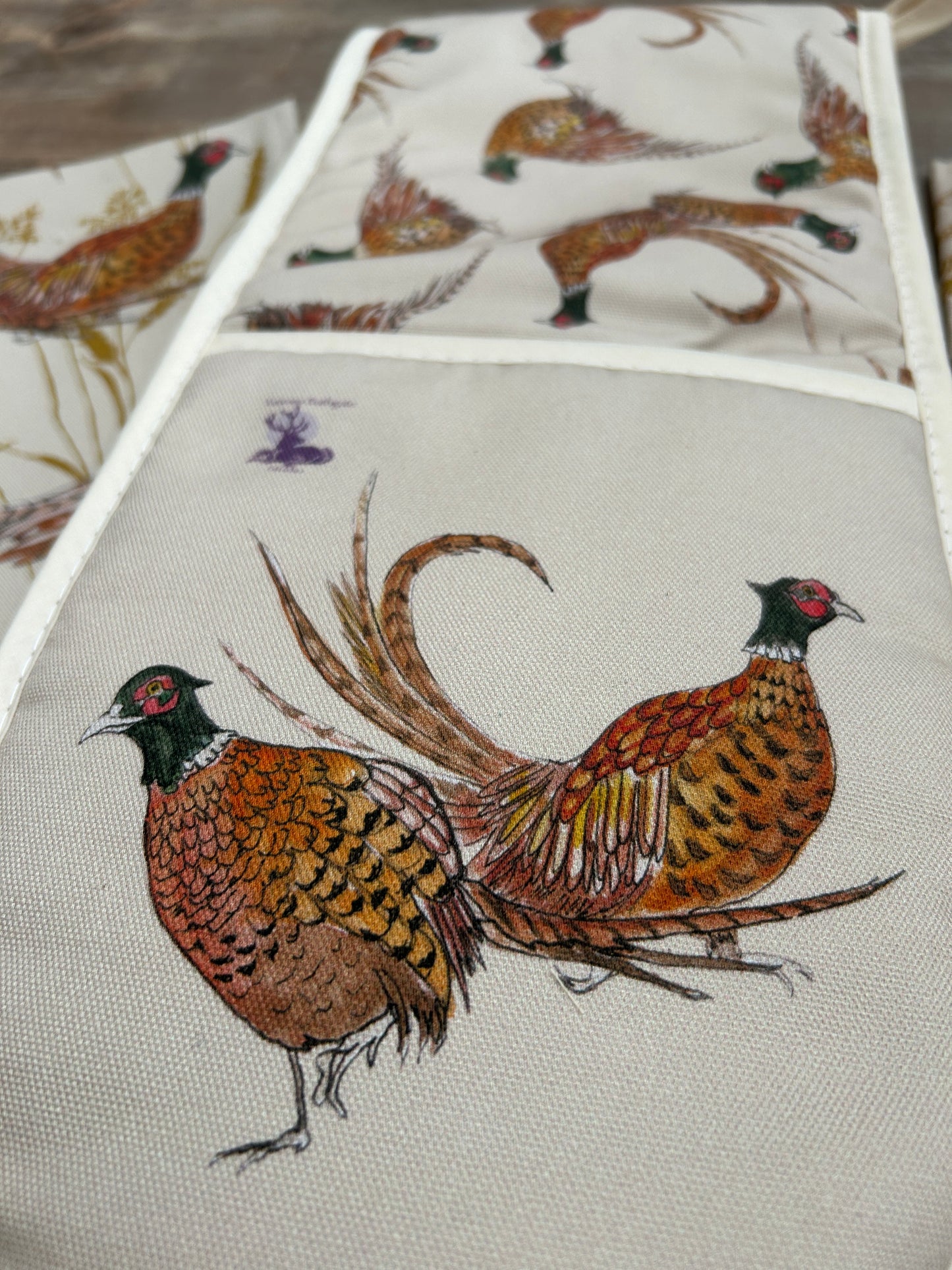 Pleasant Pheasant Double Oven Glove