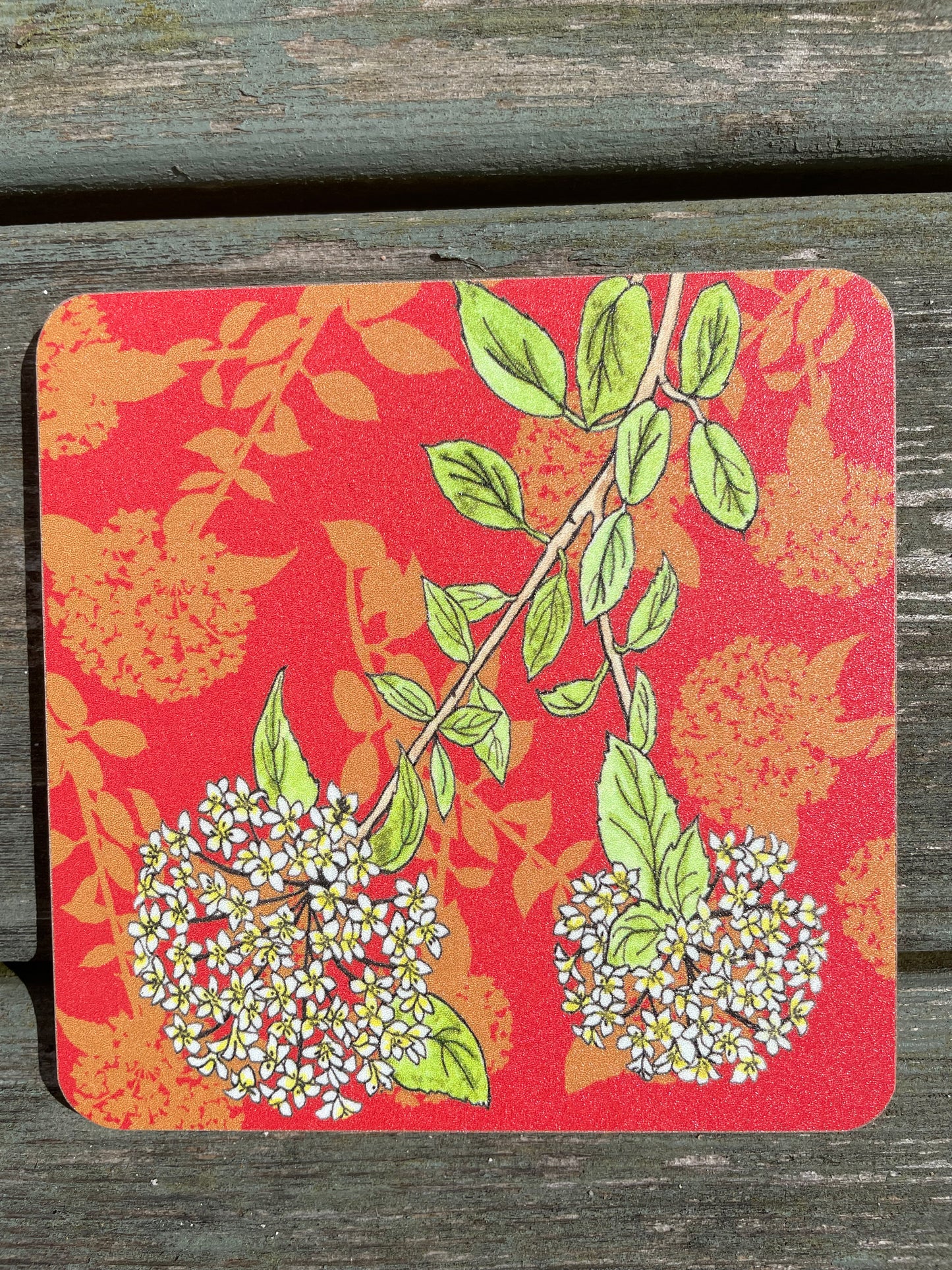 Viburnum Quince Design Coaster