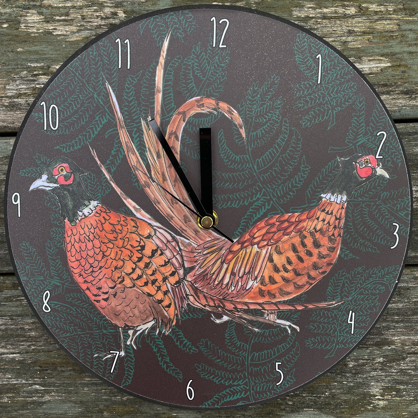 Pleasant Pheasant Clock