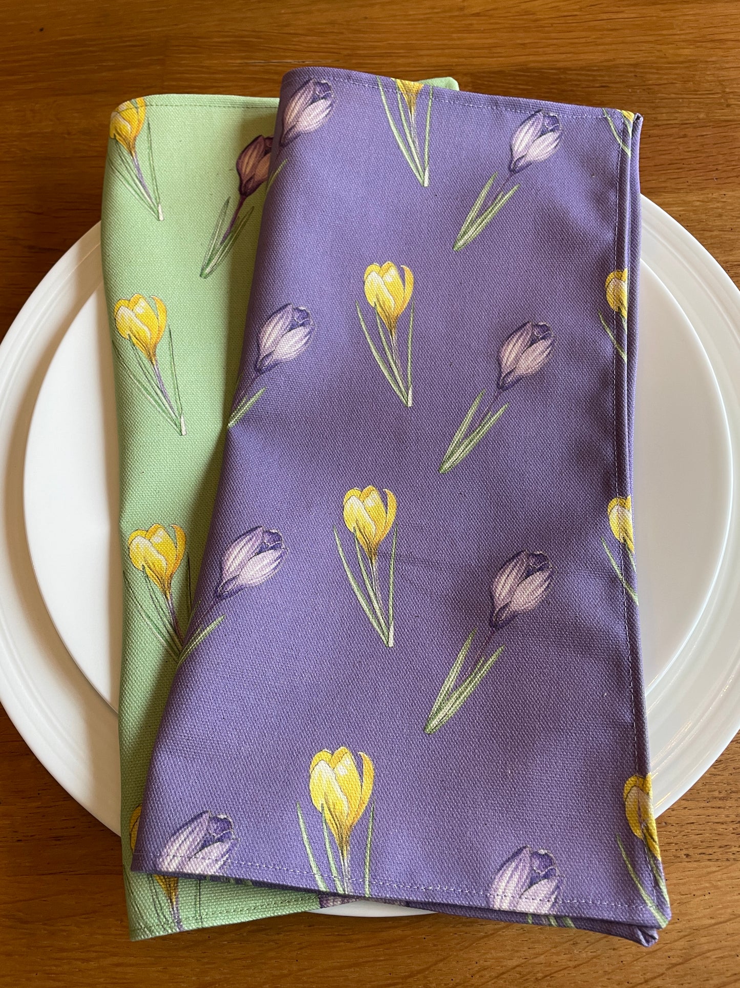 Crocus Focus Lunch Napkins