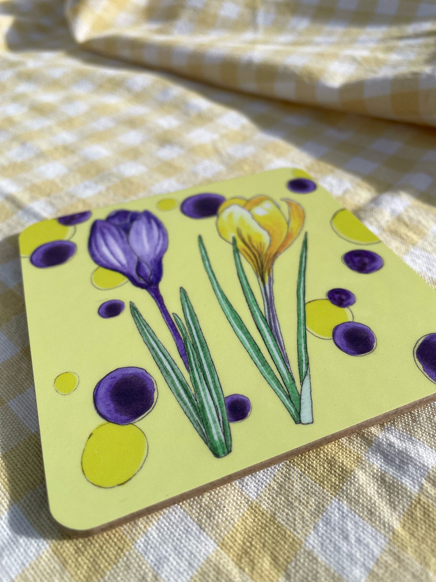 Crocus Focus Coaster