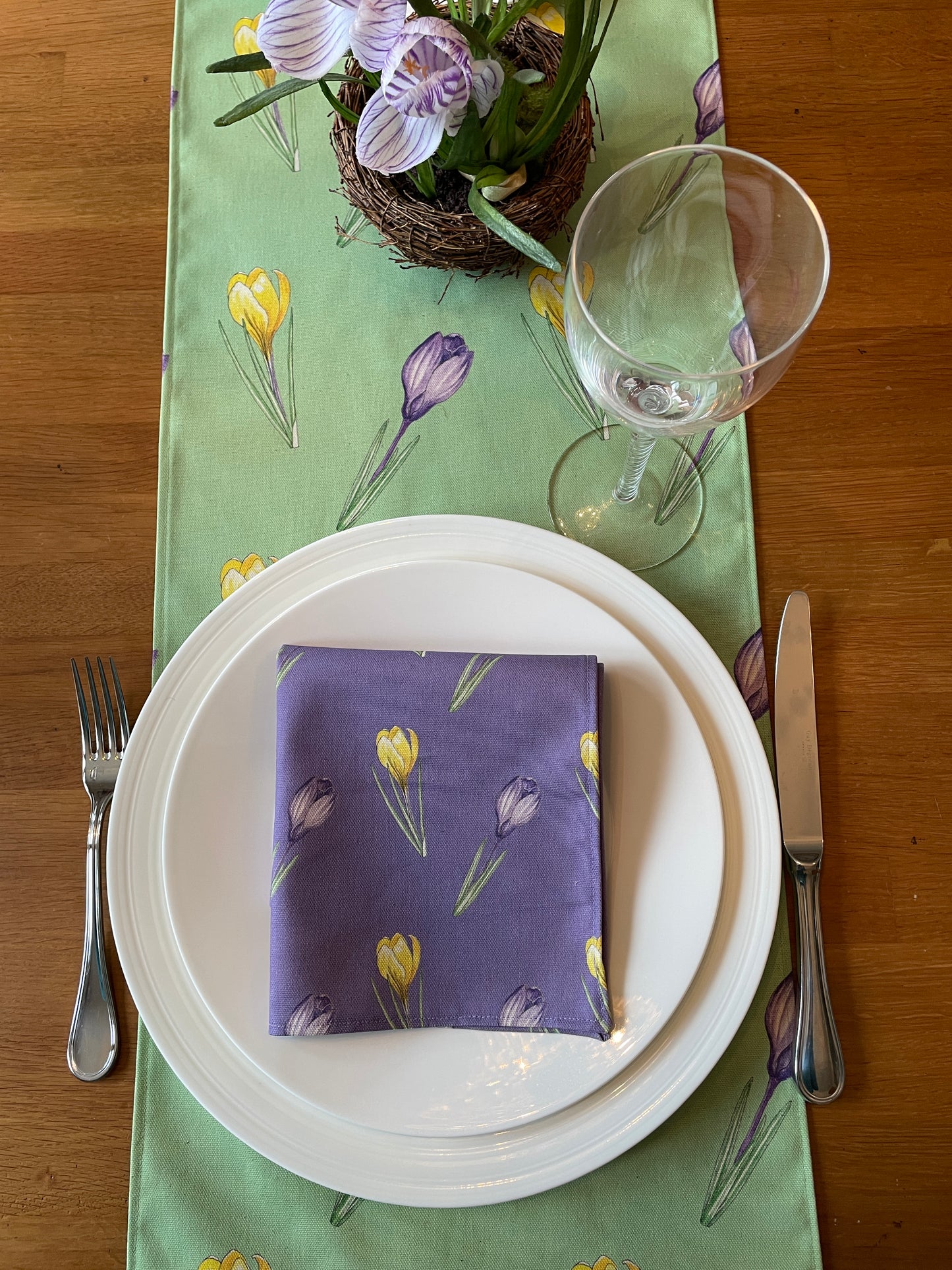 Crocus Focus Lunch Napkins